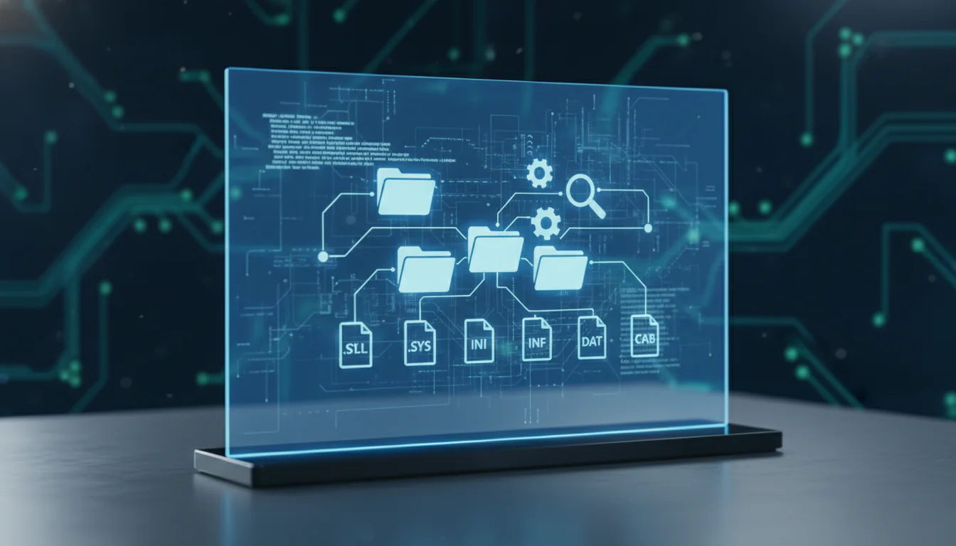 Extensões de Arquivos de Sistema no Windows: Essenciais e Ocultas