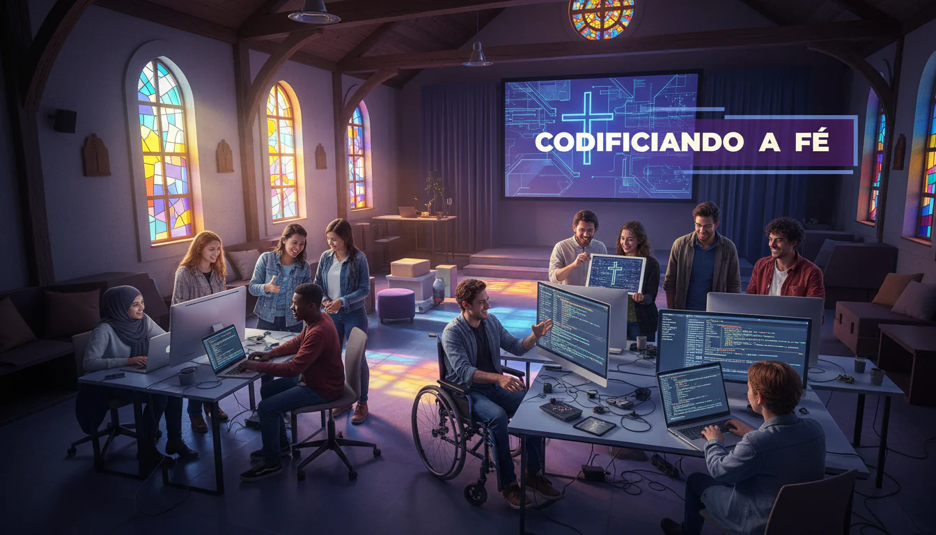 Programação Criativa na Igreja: Jovens Codificando a Fé Programação Criativa na Igreja: Jovens Codificando a Fé