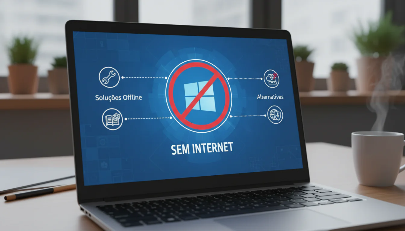 Windows sem Internet: Soluções Offline e Alternativas