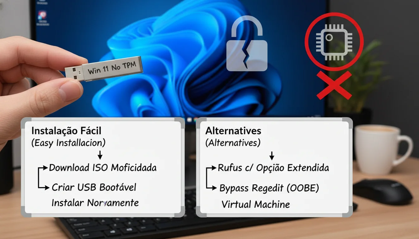 Windows 11 Sem TPM: Instalação e Alternativas Fáceis