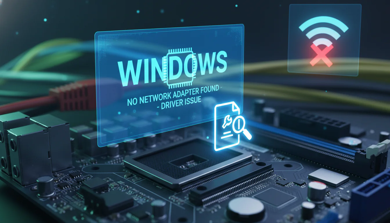 Sem Rede no Windows? Guia para Resolver Falta de Driver!