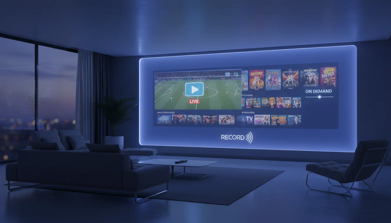 Record: Como Assistir Programação Ao Vivo e On Demand Online