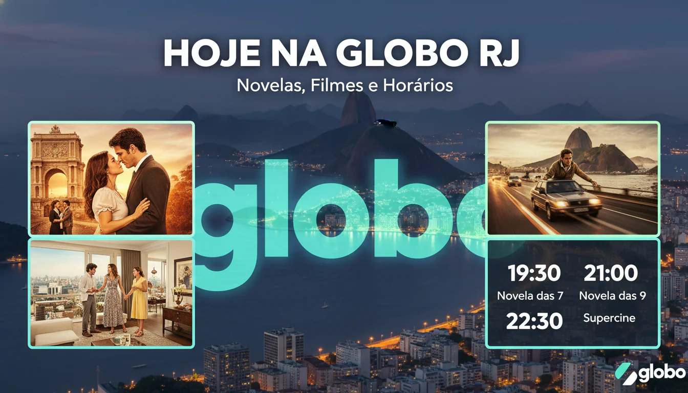 Programação Globo RJ Hoje: Novelas, Filmes e Horários!
