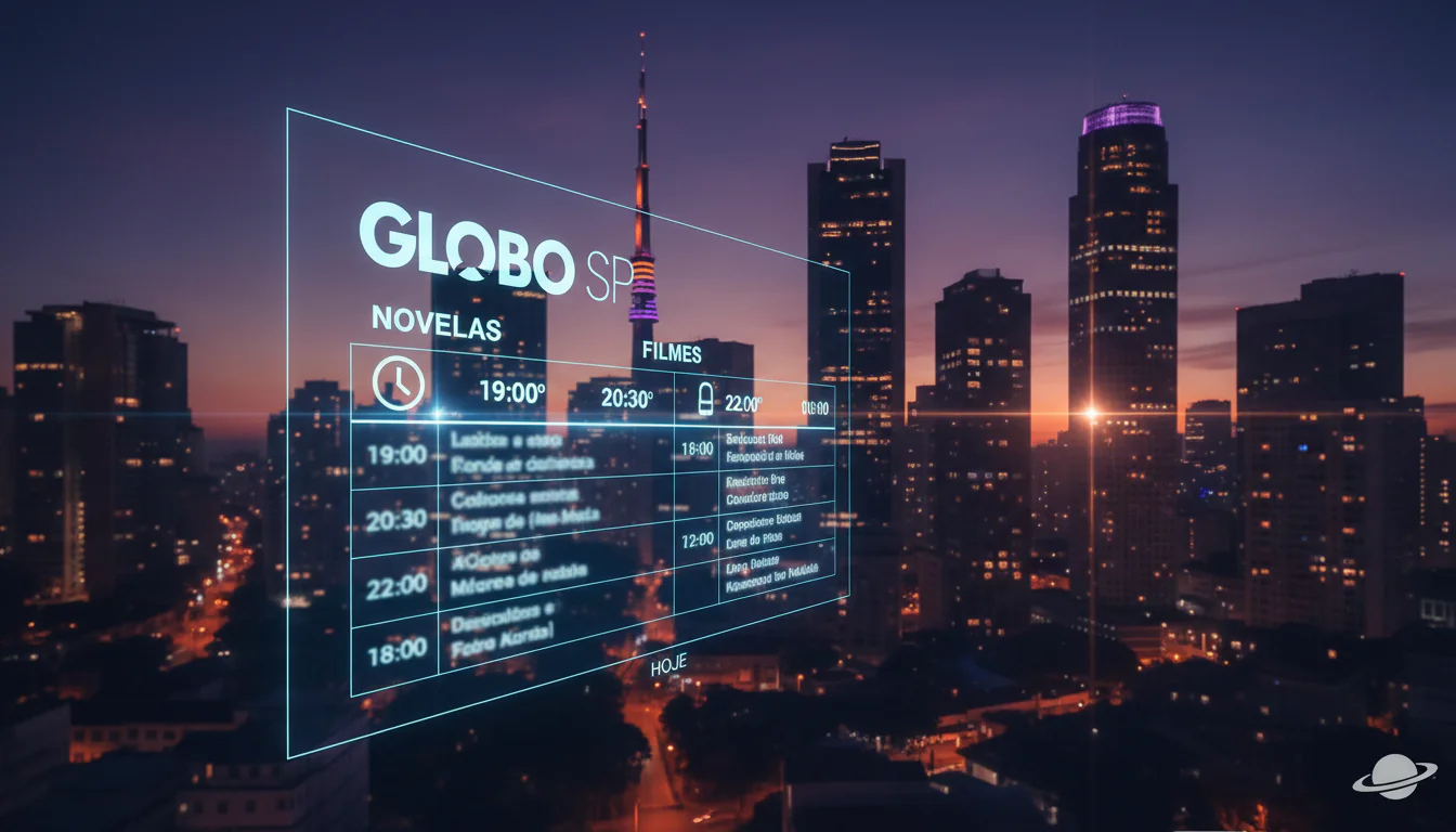 Programação Globo SP Hoje: Novelas, Filmes e Horários