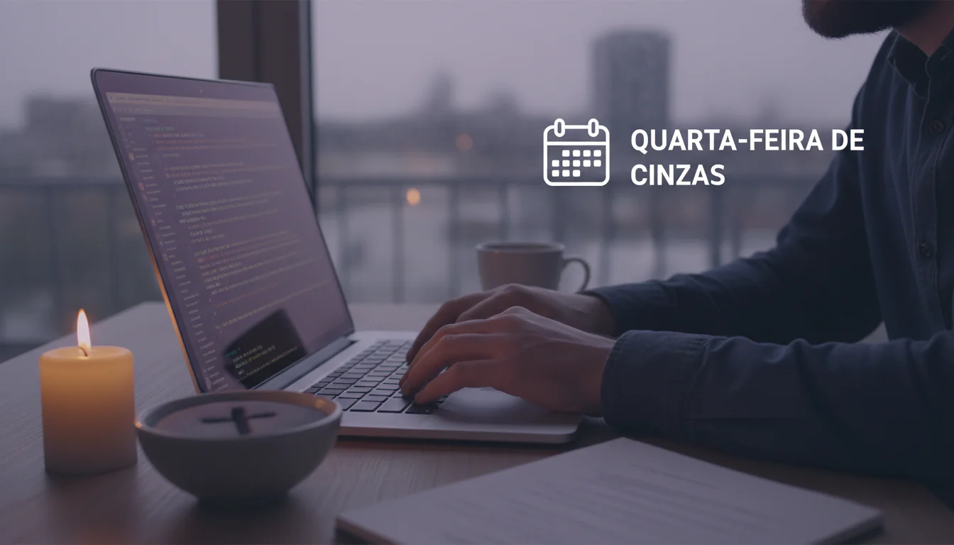 Programar na Quarta-Feira de Cinzas: Guia & Reflexões Programar na Quarta-Feira de Cinzas: Guia & Reflexões