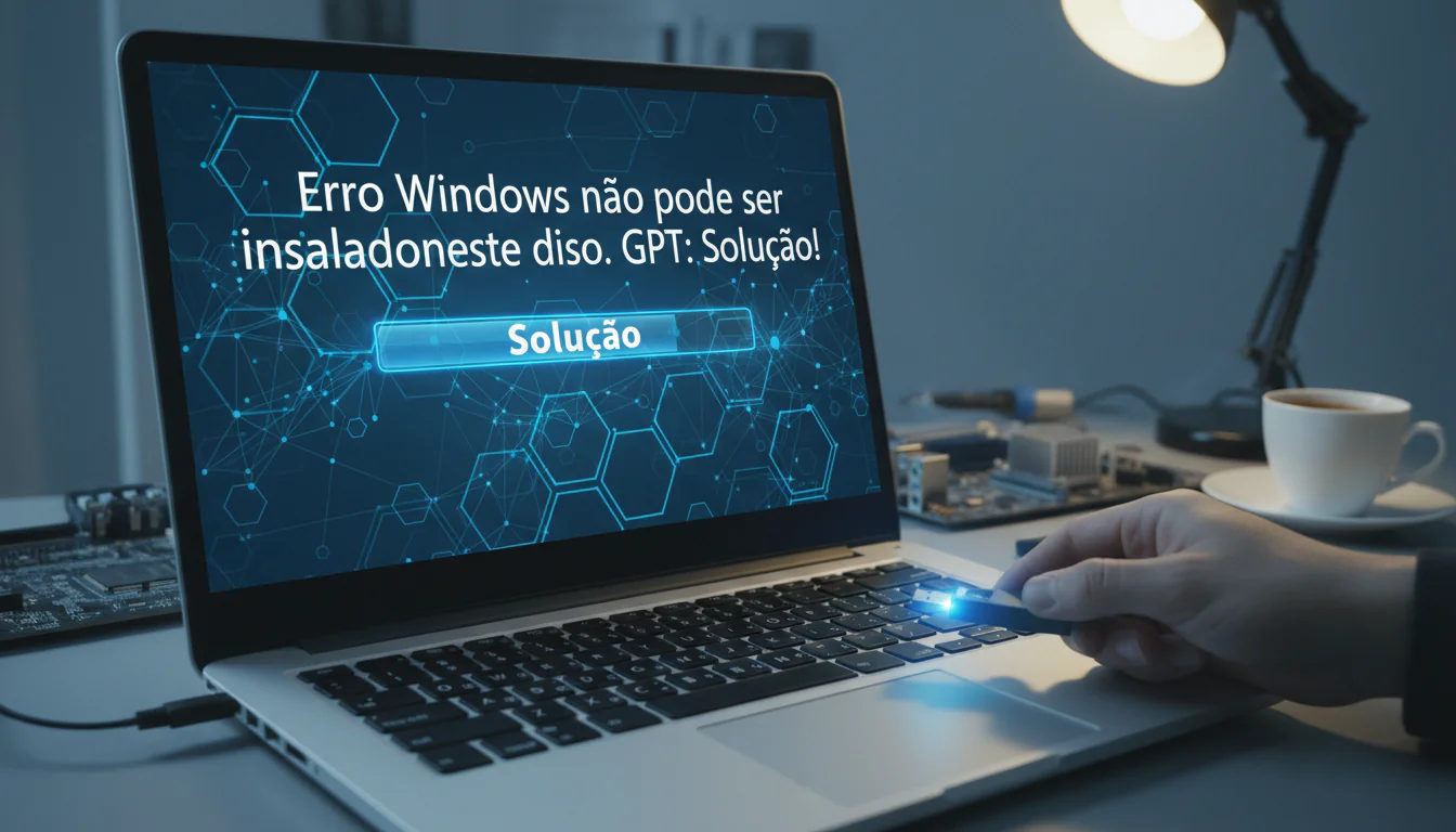 Erro Windows não pode ser instalado neste disco. GPT: Solução! Erro Windows não pode ser instalado neste disco. GPT: Solução!
