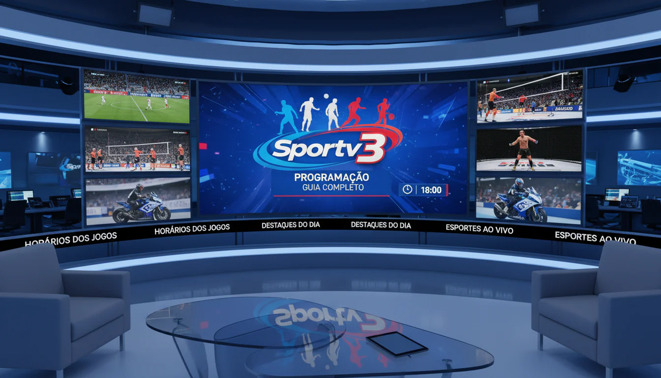 Programação sportv 3: Guia completo, horários e destaques!
