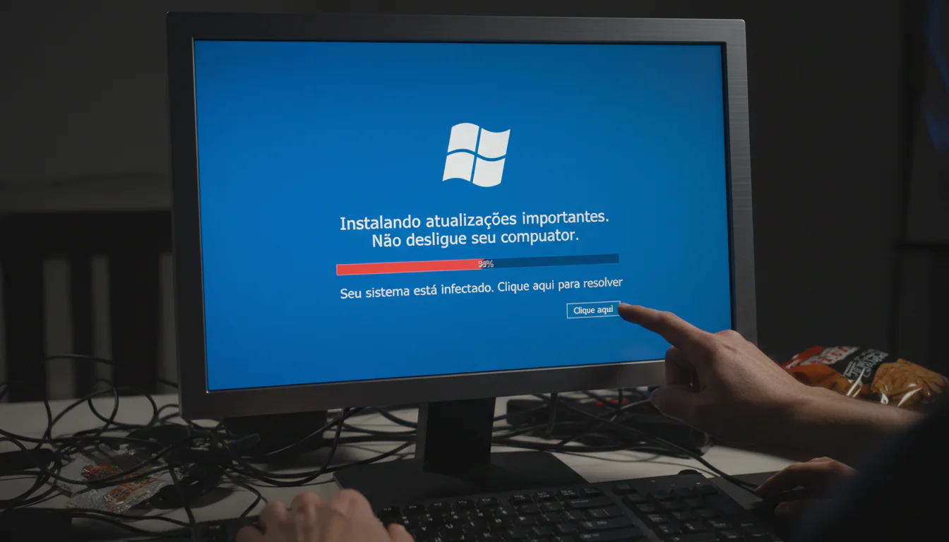Windows Update Falso: Como Identificar e Se Proteger