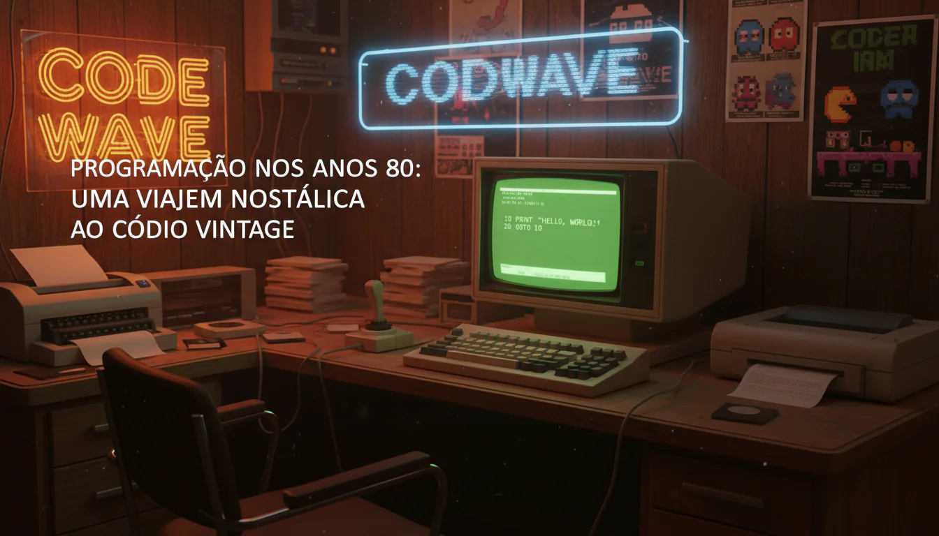 Programação nos Anos 80: Uma Viagem Nostálgica ao Código Vintage