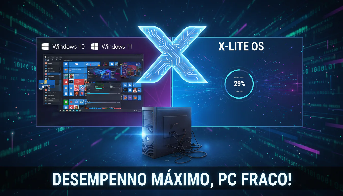 Windows 10/11 X-Lite: Desempenho Máximo, PC Fraco!