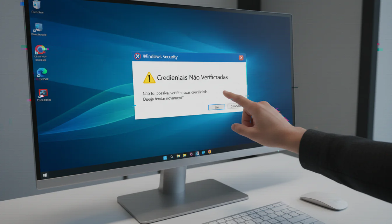 Windows: Credenciais Não Verificadas? Soluções Rápidas! Windows: Credenciais Não Verificadas? Soluções Rápidas!