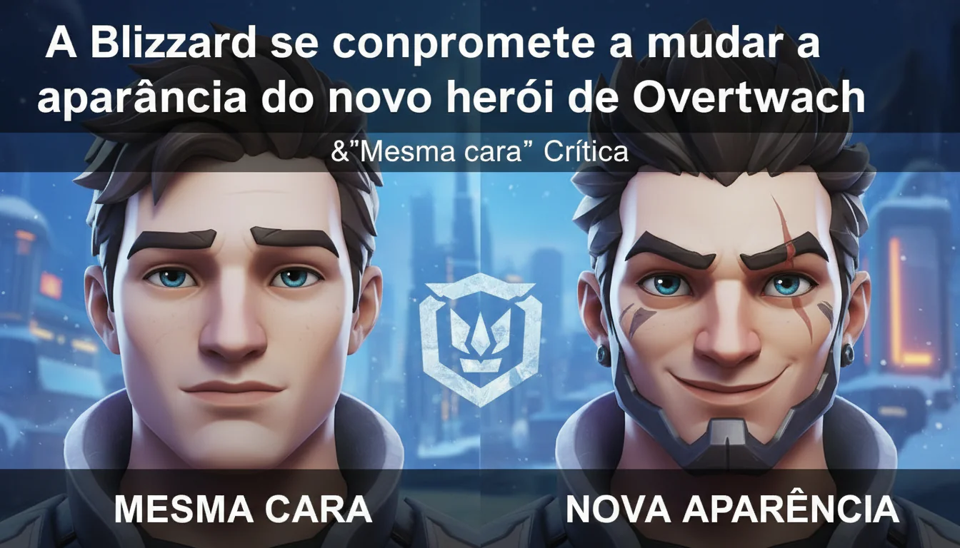 A Blizzard se compromete a mudar a aparência do novo herói de Overwatch a seguir 