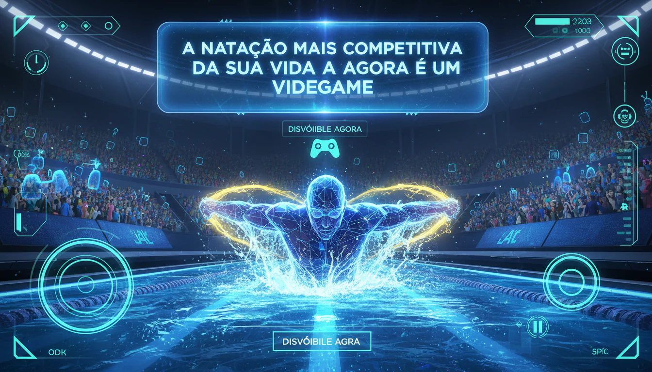 A natação mais competitiva da sua vida agora é um videogame