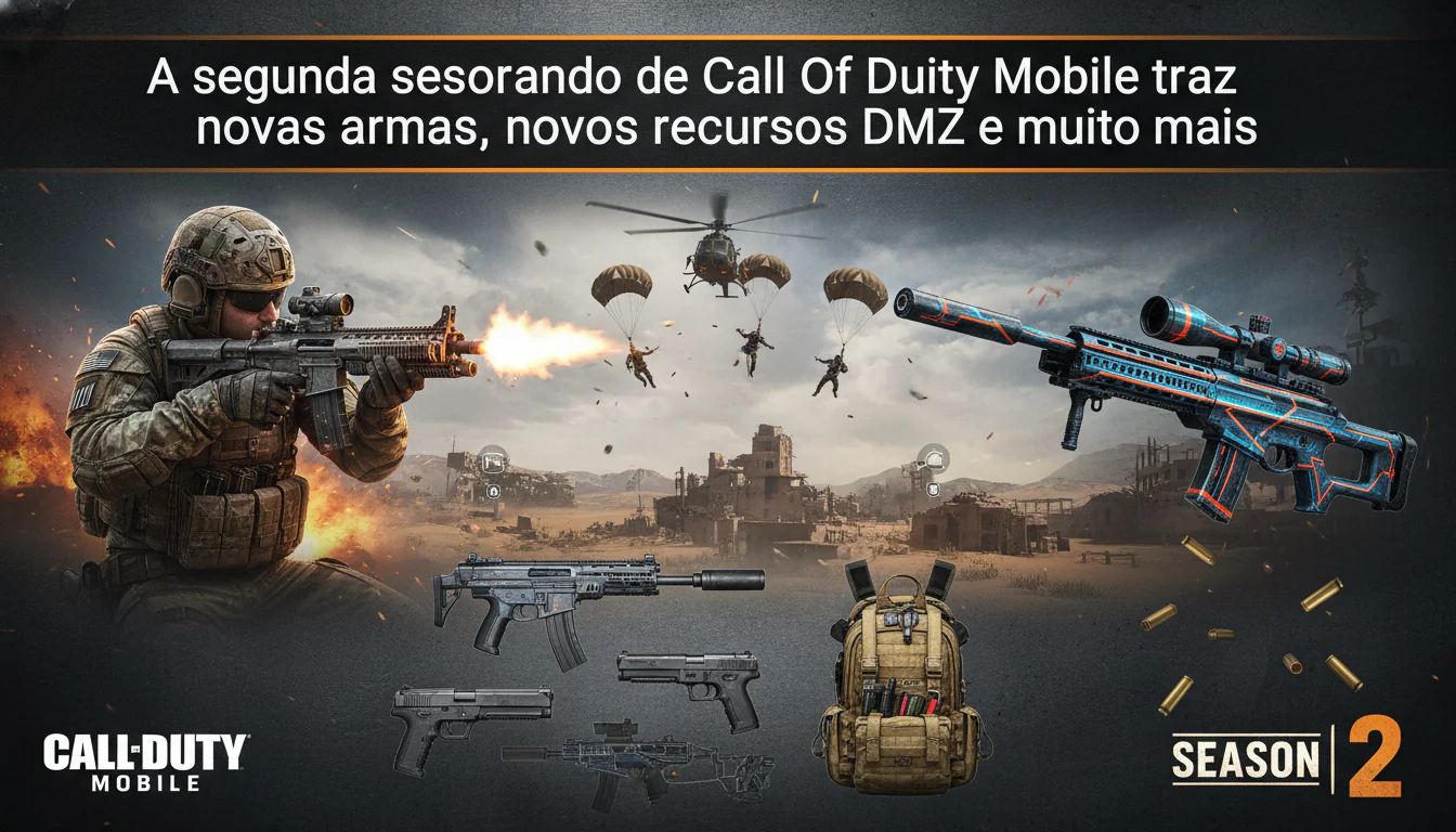 A segunda temporada de Call Of Duty Mobile traz novas armas, novos recursos DMZ e muito mais