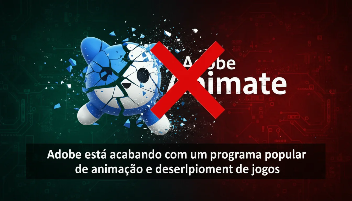 Adobe está acabando com um programa popular de animação e desenvolvimento de jogos Adobe está acabando com um programa popular de animação e desenvolvimento de jogos