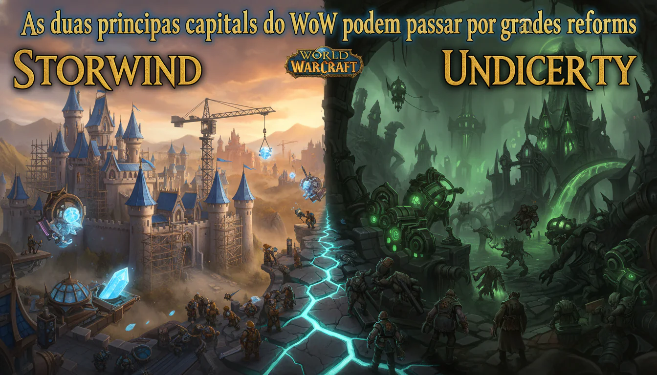 As duas principais capitais do WoW podem passar por grandes reformas