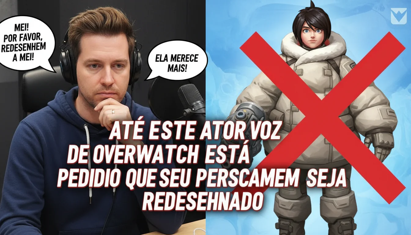 Até este ator de voz de Overwatch está pedindo que seu personagem seja redesenhado