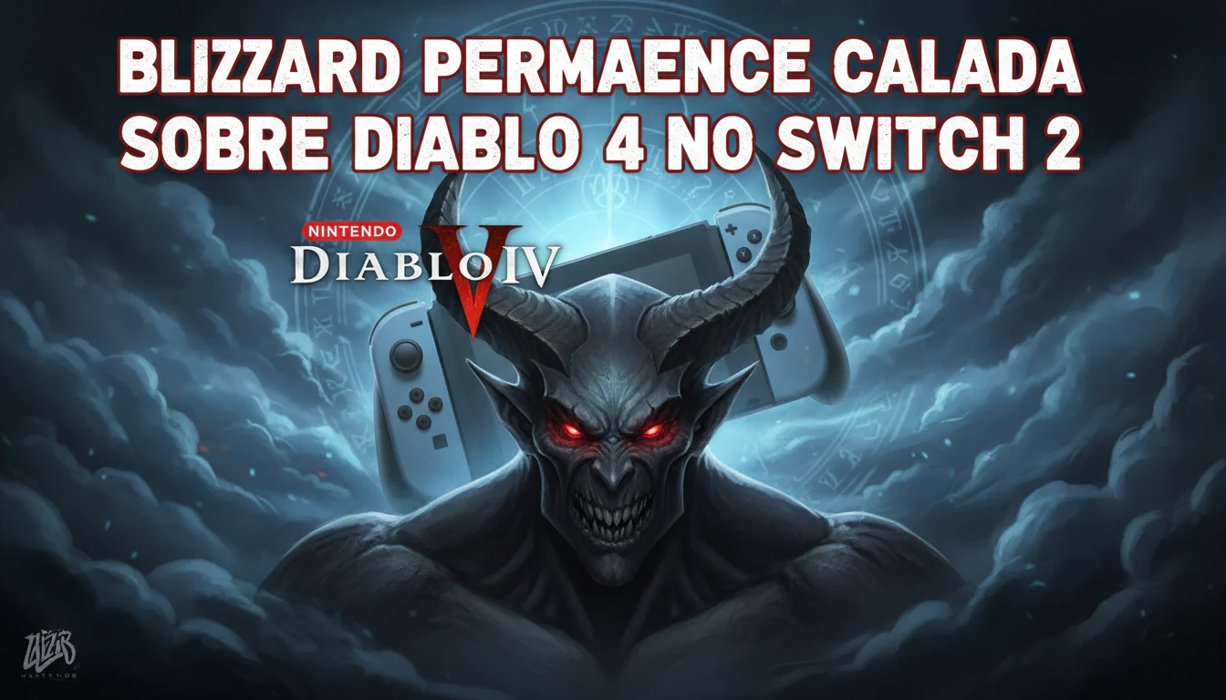 Blizzard permanece calada sobre Diablo 4 no switch 2