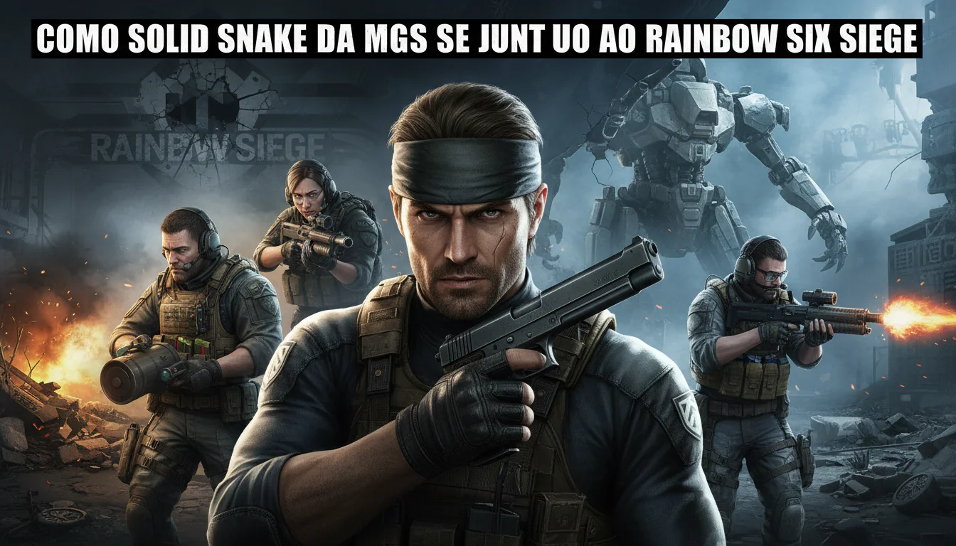 Como Solid Snake da MGS se juntou ao Rainbow Six Siege