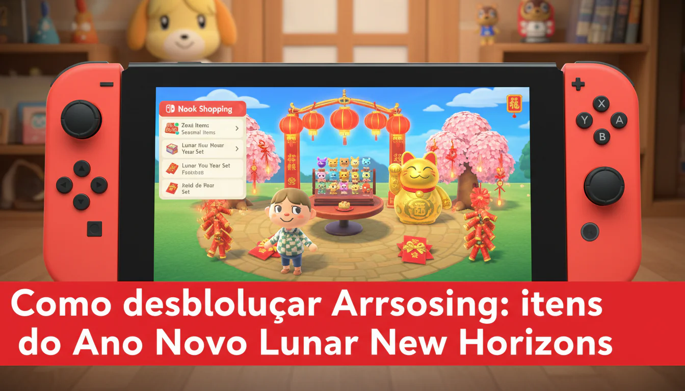 Como desbloquear Animal Crossing: itens do Ano Novo Lunar New Horizons Como desbloquear Animal Crossing: itens do Ano Novo Lunar New Horizons