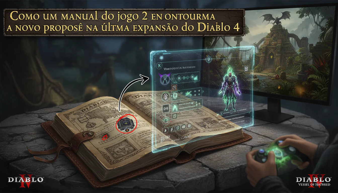 Como um manual do jogo Diablo 2 encontrou um novo propósito na última expansão do Diablo 4