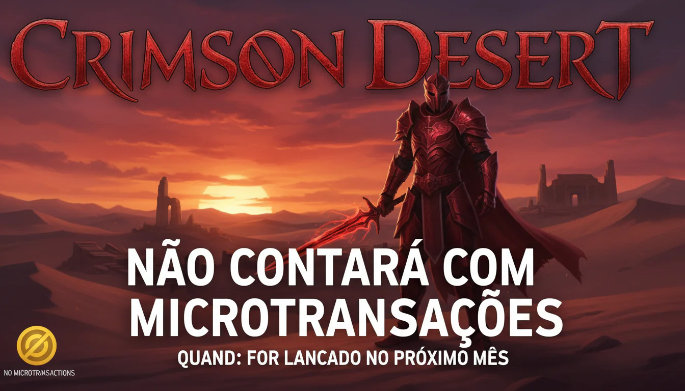 Crimson Desert não contará com microtransações quando for lançado no próximo mês