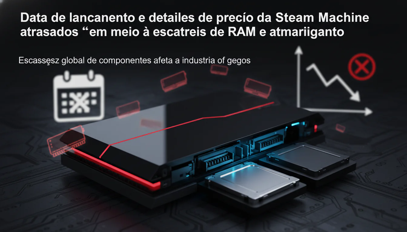 Data de lançamento e detalhes de preço da Steam Machine atrasados ​​​​em meio à escassez de RAM e armazenamento