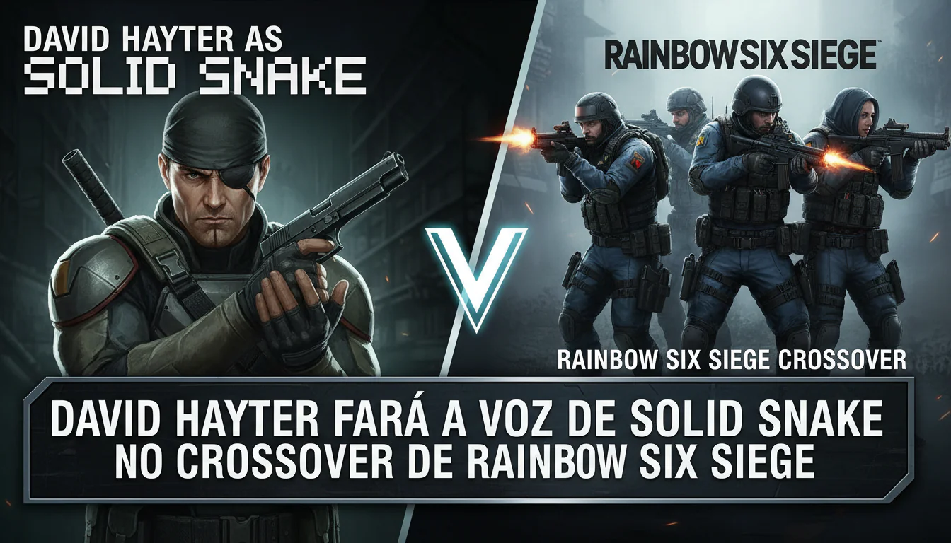 David Hayter fará a voz de Solid Snake no crossover de Rainbow Six Siege David Hayter fará a voz de Solid Snake no crossover de Rainbow Six Siege