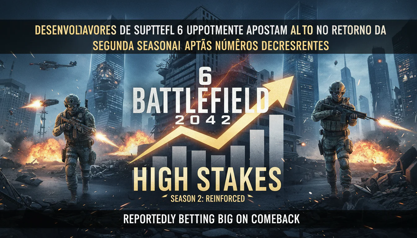 Desenvolvedores de Battlefield 6 supostamente apostam alto no retorno da segunda temporada após números decrescentes Desenvolvedores de Battlefield 6 supostamente apostam alto no retorno da segunda temporada após números decrescentes