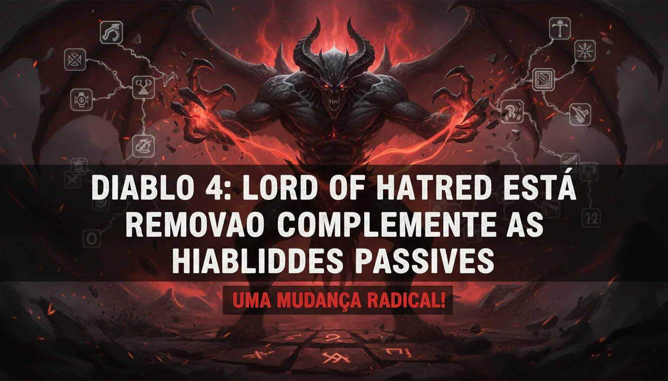 Diablo 4: Lord Of Hatred está removendo completamente as habilidades passivas