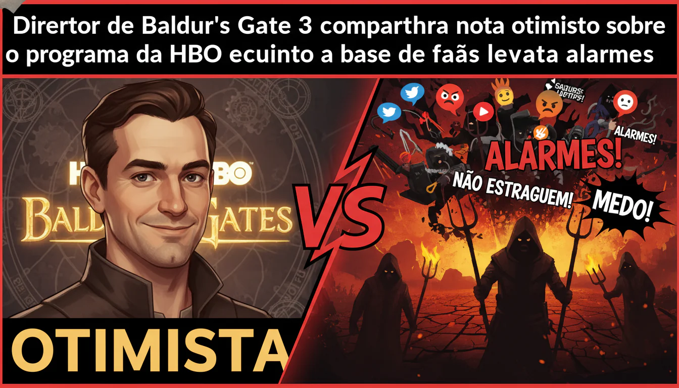 Diretor de Baldur’s Gate 3 compartilha nota otimista sobre o programa da HBO enquanto a base de fãs levanta alarmes
