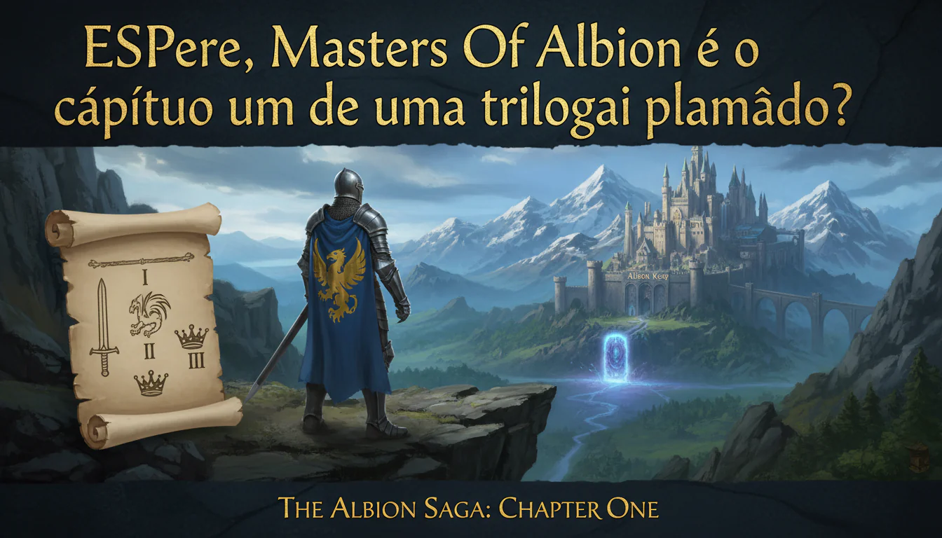 Espere, Masters Of Albion é o capítulo um de uma trilogia planejada?