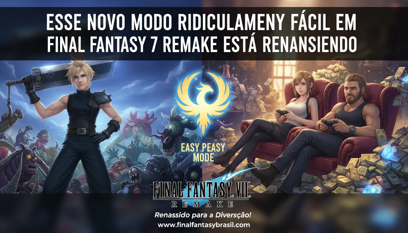 Esse novo modo ridiculamente fácil em Final Fantasy 7 Remake está renascendo