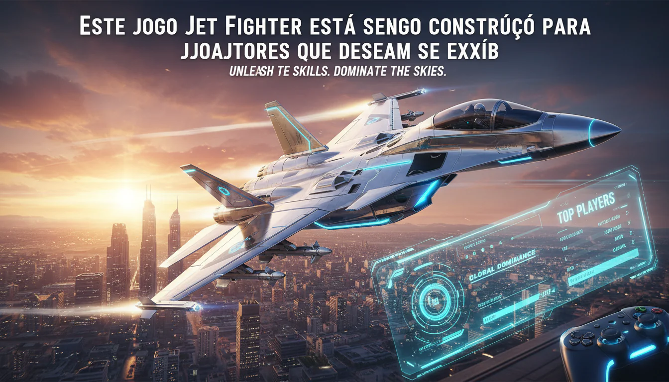 Este jogo Jet Fighter está sendo construído para jogadores que desejam se exibir Este jogo Jet Fighter está sendo construído para jogadores que desejam se exibir