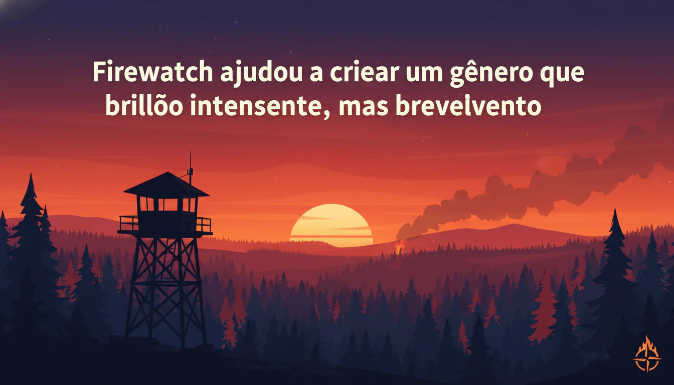Firewatch ajudou a criar um gênero que brilhou intensamente, mas brevemente