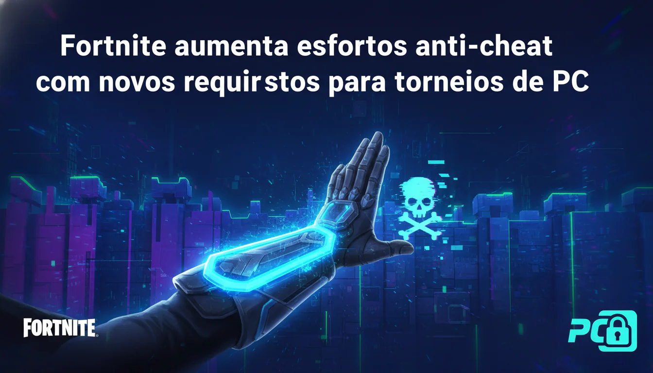 Fortnite aumenta esforços anti-cheat com novos requisitos para torneios de PC