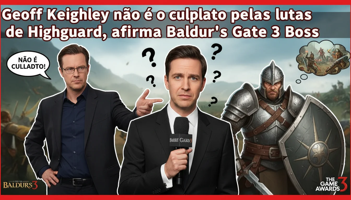 Geoff Keighley não é o culpado pelas lutas de Highguard, afirma Baldur’s Gate 3 Boss