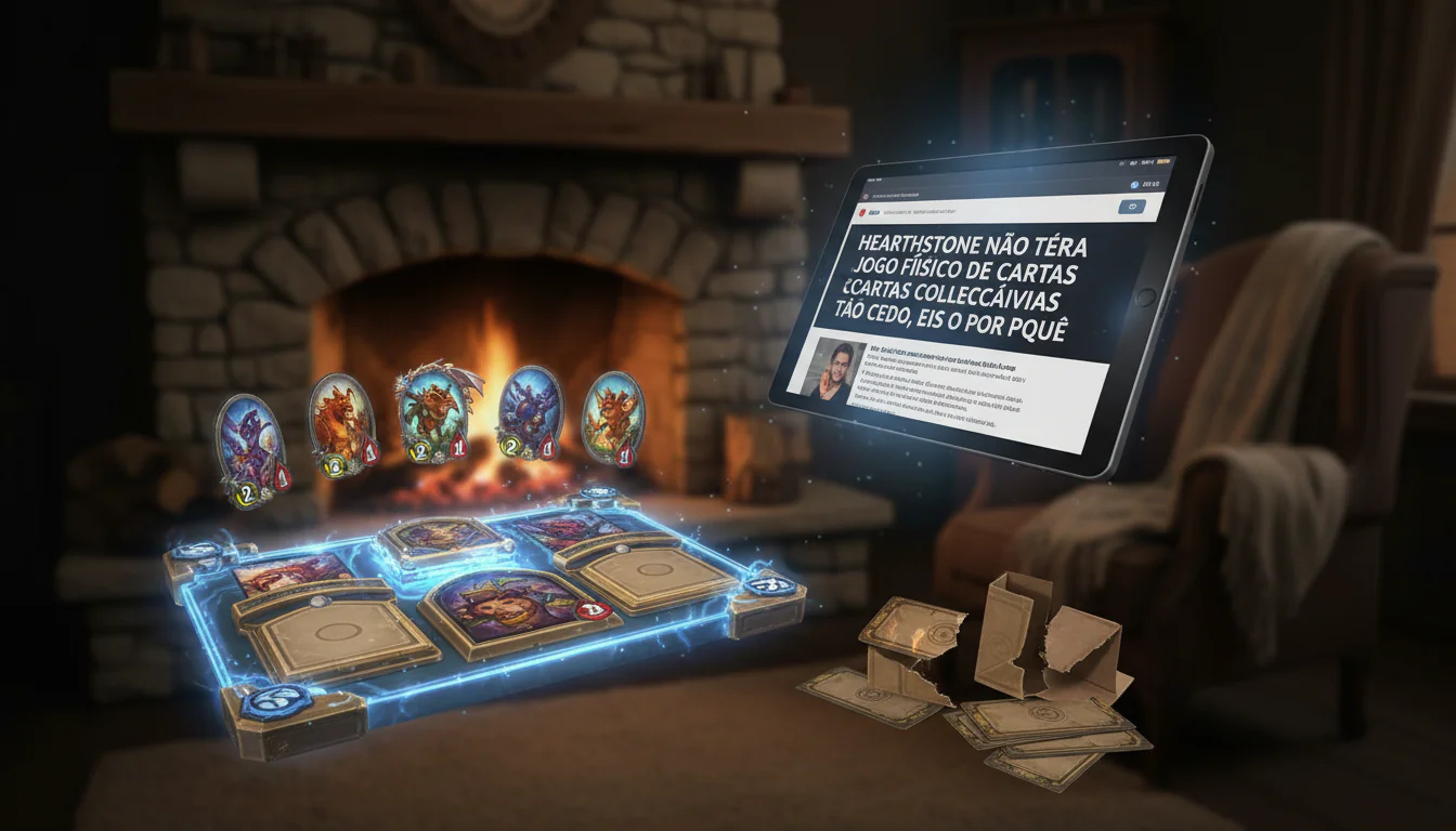 Hearthstone não terá um jogo físico de cartas colecionáveis ​​tão cedo, eis o porquê