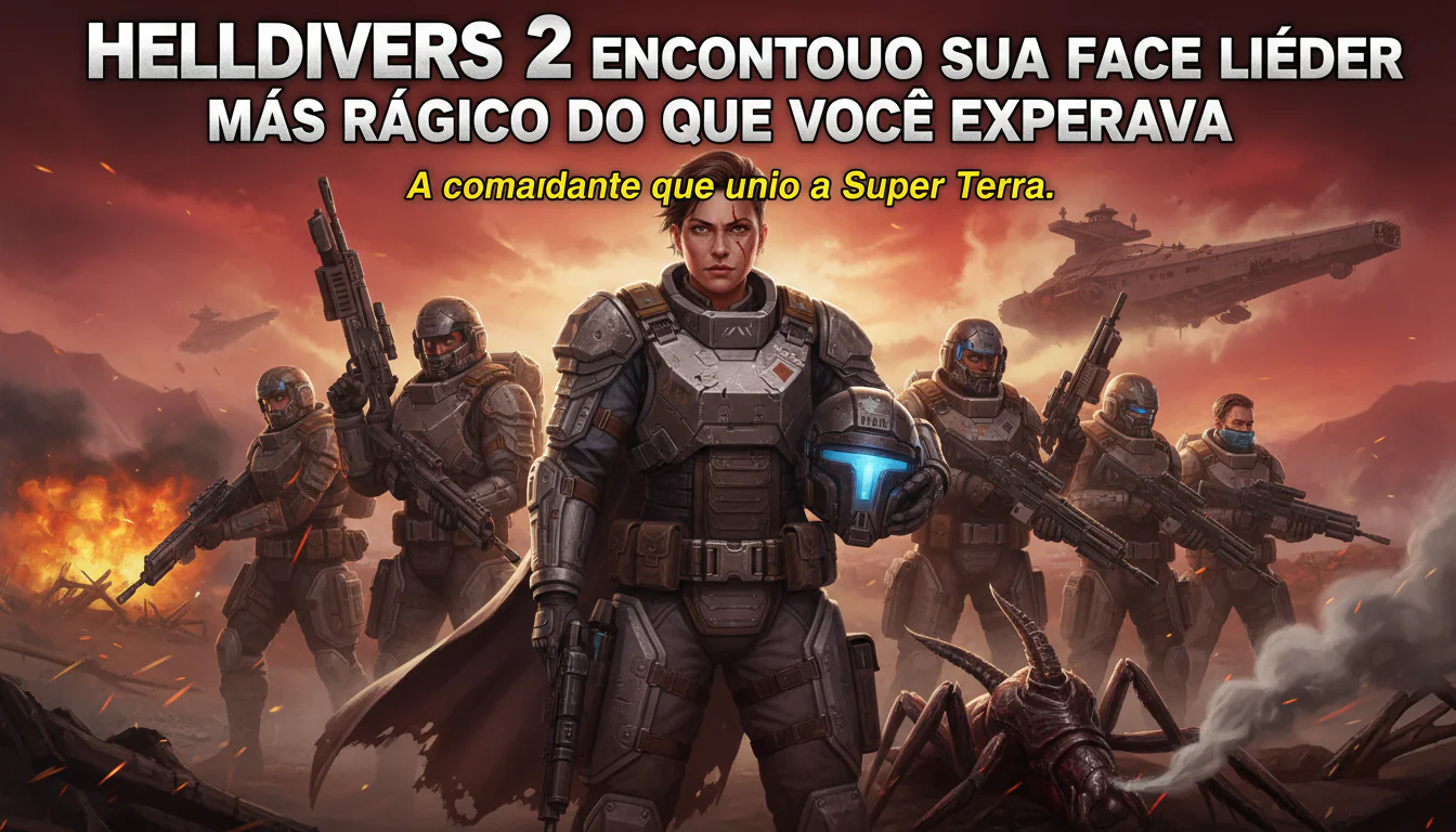Helldivers 2 encontrou sua face líder mais rápido do que você esperava