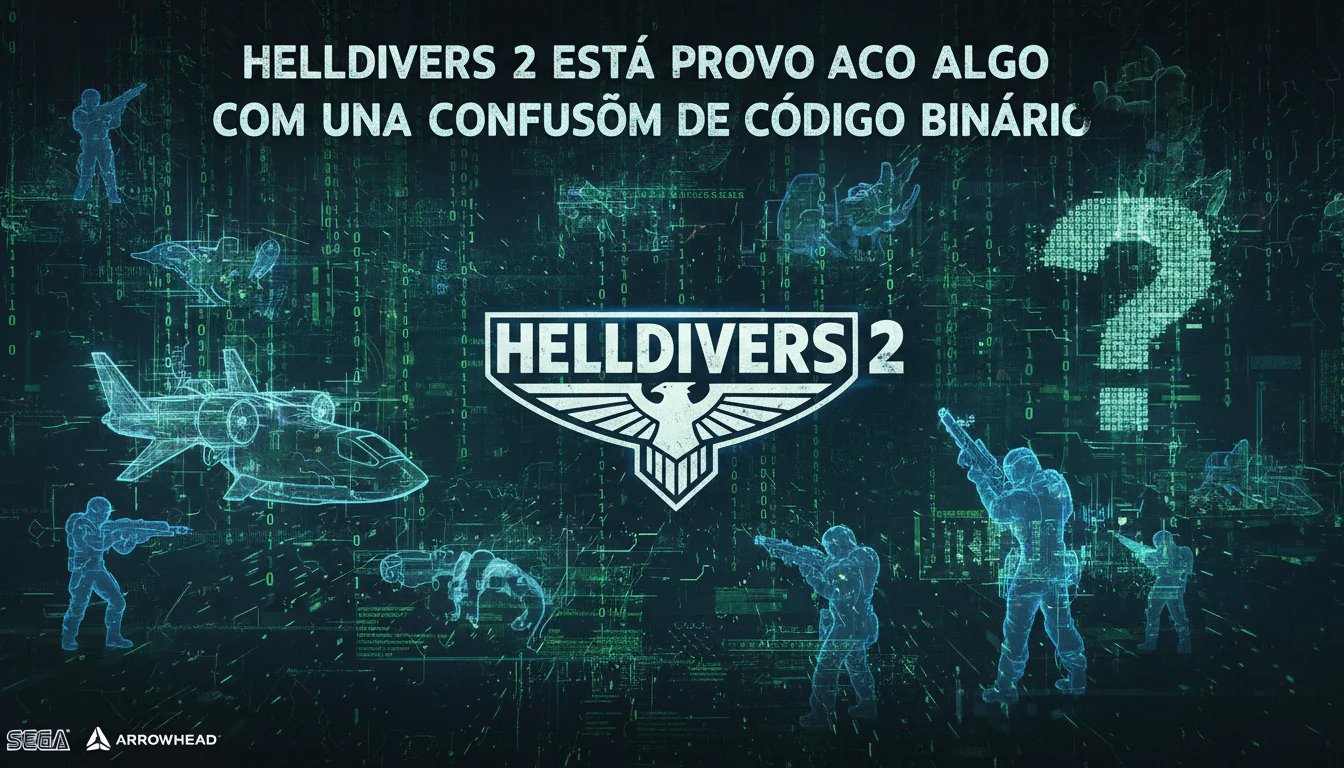 Helldivers 2 está provocando algo com uma confusão de código binário