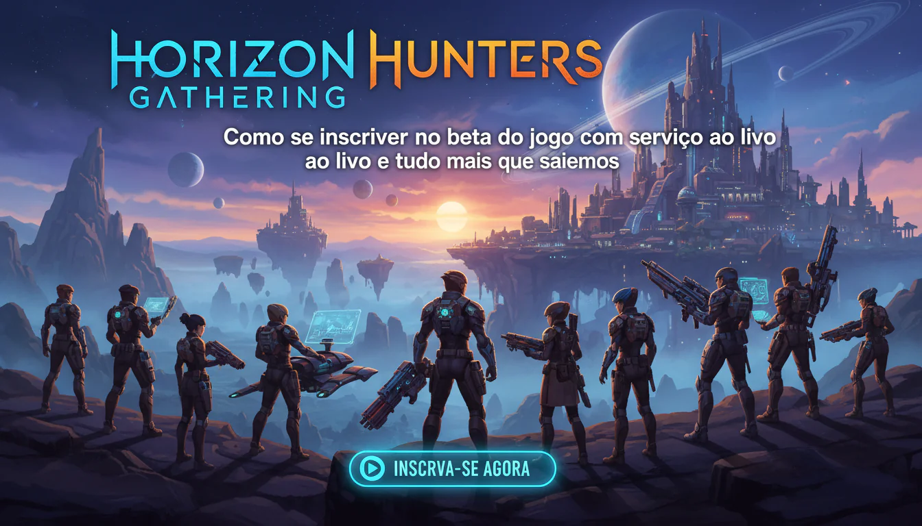 Horizon Hunters Gathering – Como se inscrever no beta do jogo com serviço ao vivo e tudo mais que sabemos