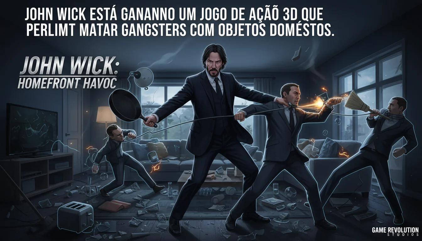 John Wick está ganhando um jogo de ação 3D que permite matar gangsters com objetos domésticos