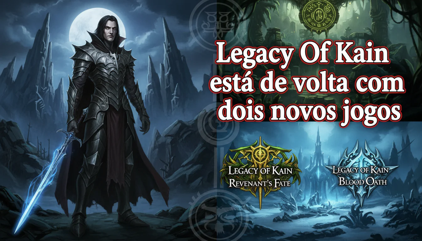 Legacy Of Kain está de volta com dois novos jogos