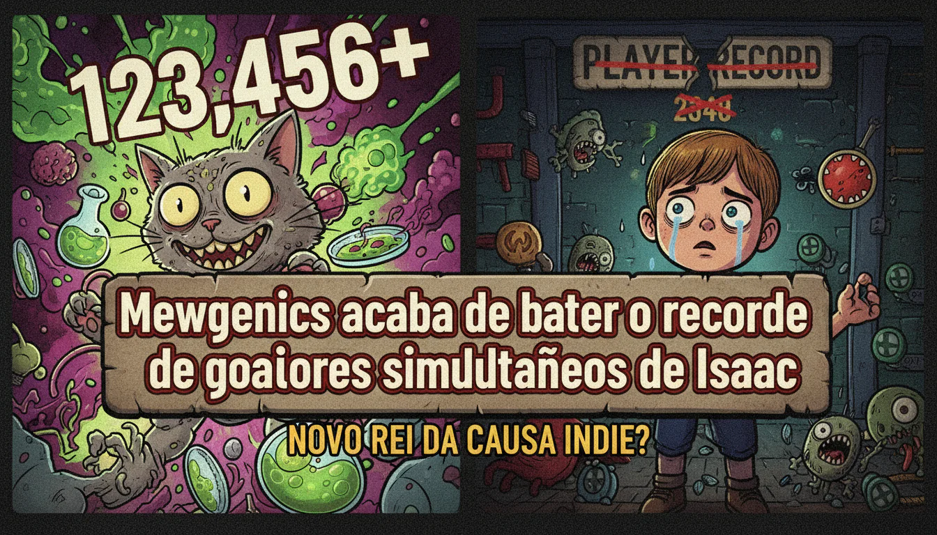 Mewgenics acaba de bater o recorde de jogadores simultâneos de Isaac