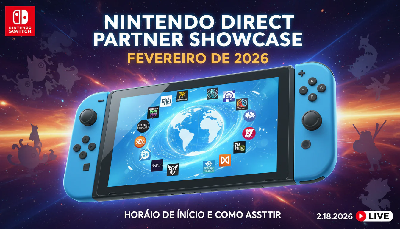 Nintendo Direct Partner Showcase para fevereiro de 2026: horário de início e como assistir