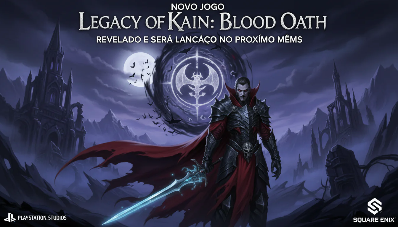 Novo jogo Legacy Of Kain revelado e será lançado no próximo mês