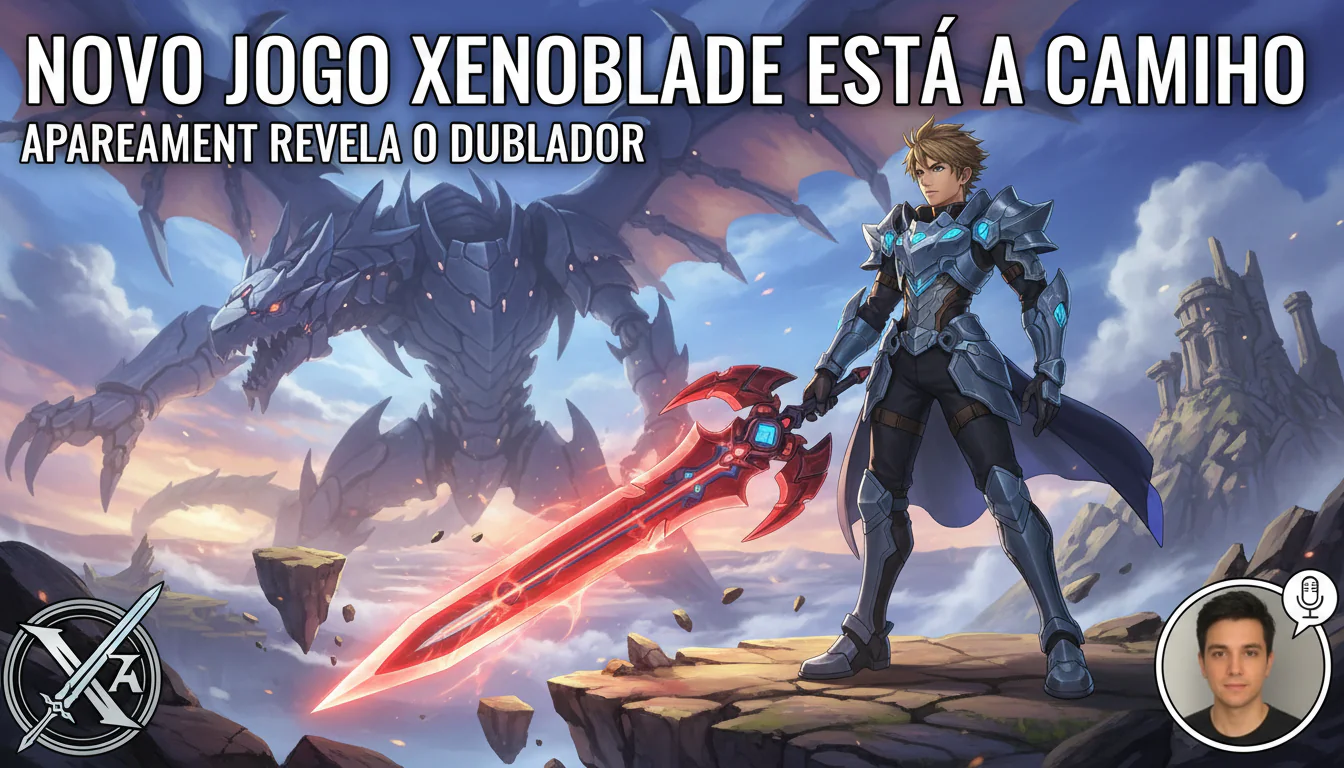 Novo jogo Xenoblade está a caminho, aparentemente revela o dublador