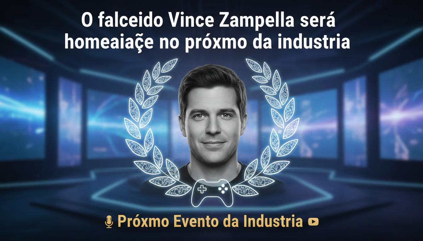 O falecido Vince Zampella será homenageado no próximo evento da indústria