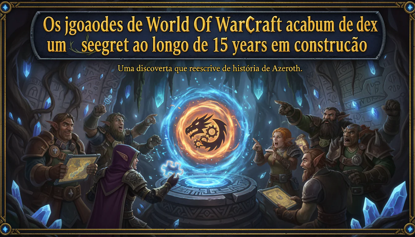 Os jogadores de World Of Warcraft acabam de desvendar um segredo ao longo de 15 anos em construção Os jogadores de World Of Warcraft acabam de desvendar um segredo ao longo de 15 anos em construção