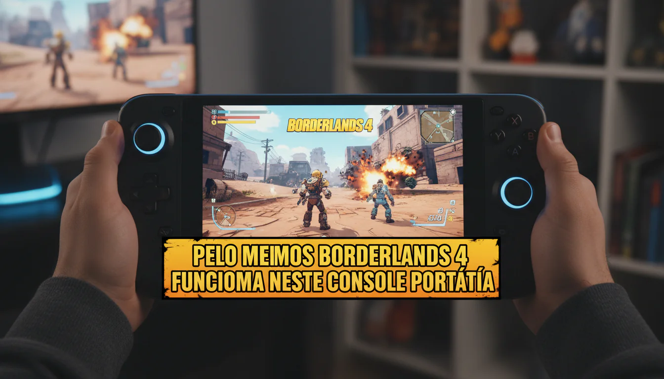 Pelo menos Borderlands 4 funciona neste console portátil
